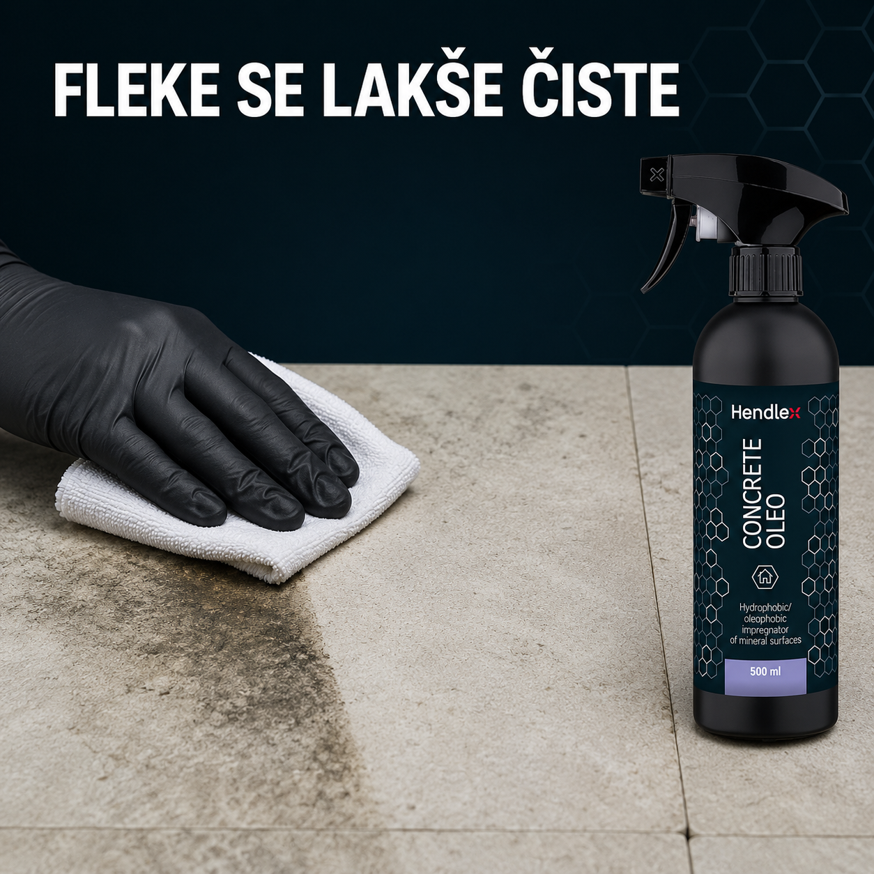 CONCRETE OLEO – zaštita betona, kamena i fasadnih površina 500 ml