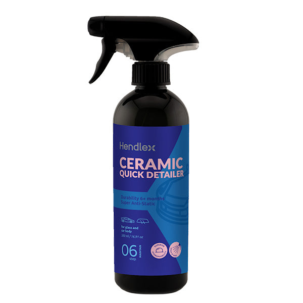 Hendlex Ceramic Quick Detailer sa SiO₂ tehnologijom za sjaj, hidrofobni efekat i održavanje keramičke zaštite.